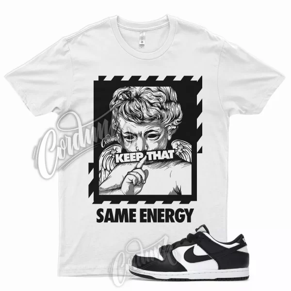 ENERGY T Shirt for N Dunk Low Black White Panda Mid High 1 5 Jezsport.com