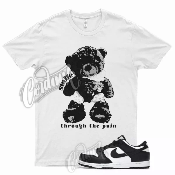 SMILE T Shirt for N Dunk Low Black White Panda Mid High 1 5 Jezsport.com