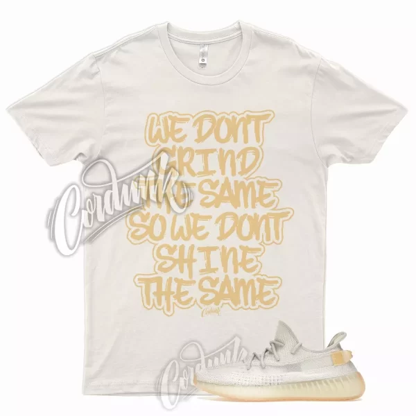 GRIND T Shirt for Y 350 V2 Light Butter Cream Cloud Jezsport.com