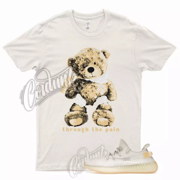 SMILE T Shirt for Y 350 V2 Light Butter Cream Cloud Jezsport.com