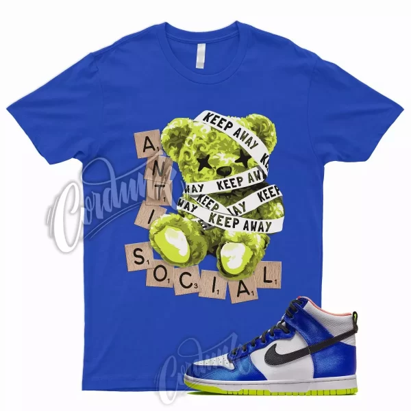 ANTI T Shirt for N Dunk High Blue Satin Racer Atomic Green Royal Griffey 1 3 Jezsport.com