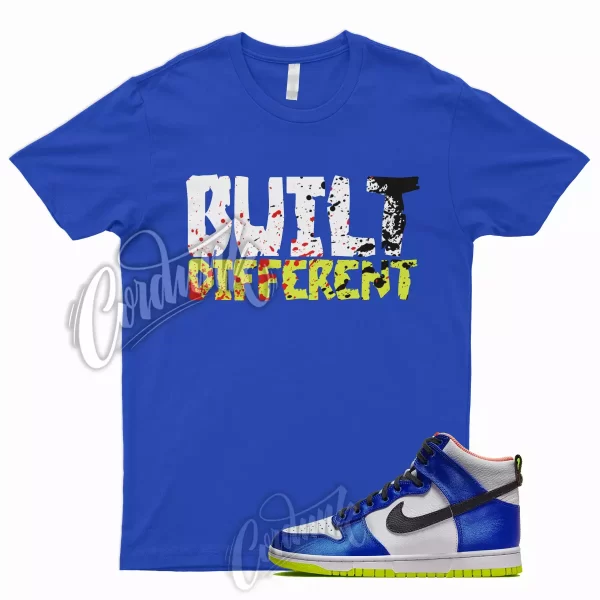 BUILT T Shirt for Dunk High Blue Satin Racer Atomic Green Royal Griffey 1 5 Jezsport.com