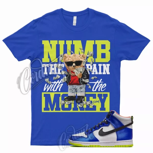 NUMB T Shirt for N Dunk High Blue Satin Racer Atomic Green Royal Griffey 1 Jezsport.com