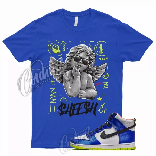 SHE T Shirt for N Dunk High Blue Satin Racer Atomic Green Royal Griffey 1 Jezsport.com