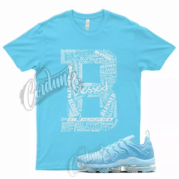 BLS T Shirt for N Air VaporMax Plus University Blue Chill Silver Ocean Max 1 Jezsport.com