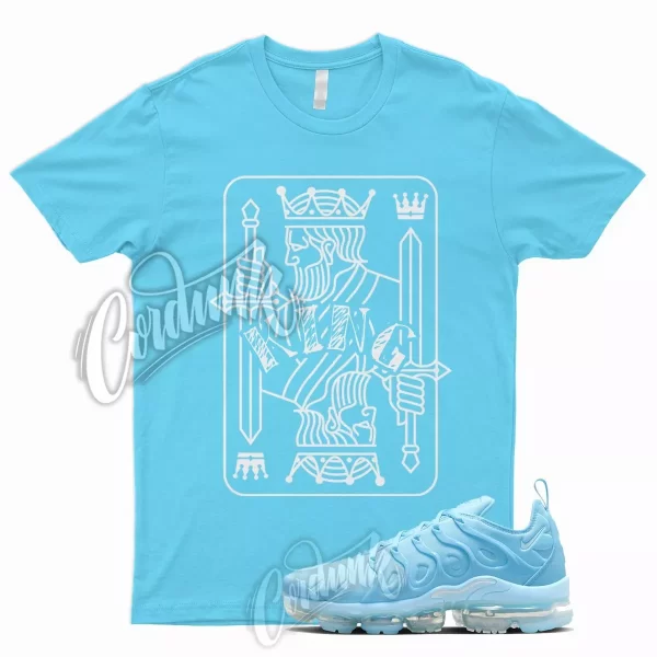 KING T Shirt for N Air VaporMax Plus University Blue Chill Silver Ocean Max 1 Jezsport.com