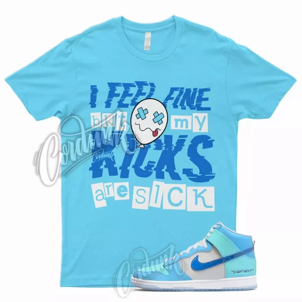 SICK V2 T Shirt for N Dunk High I Got Next Copa University Blue Game Royal 1 Jezsport.com