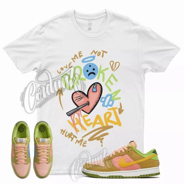 BROKE T Shirt for N Dunk Low Sun Club Arctic Orange Force 1 07 LV8 Sand Gold Jezsport.com