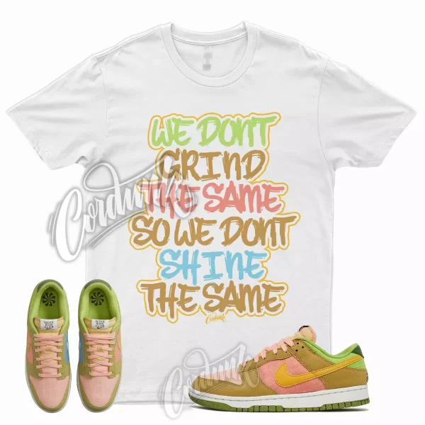 GRIND T Shirt for N Dunk Low Sun Club Arctic Orange Force 1 07 LV8 Sand Gold Jezsport.com