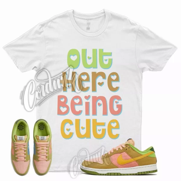 CUTE T Shirt for N Dunk Low Sun Club Arctic Orange Force 1 07 LV8 Sand Gold Jezsport.com