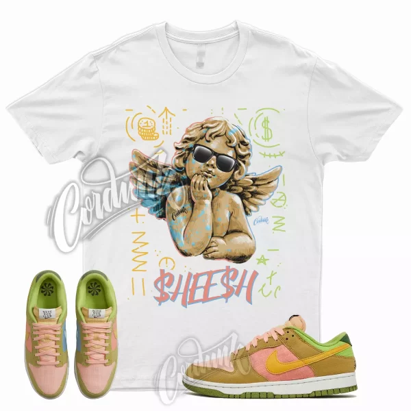 SHEESH Shirt for N Dunk Low Sun Club Arctic Orange Force 1 07 LV8 Sand Gold Jezsport.com