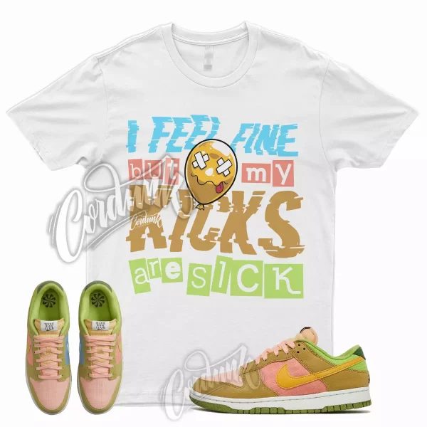 SICK T Shirt for N Dunk Low Sun Club Arctic Orange Force 1 07 LV8 Sand Gold Jezsport.com