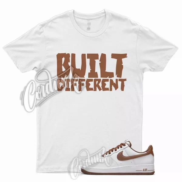 BUILT T Shirt for N Air Force 1 Low Pecan Brown Wheat Mocha Caramel Mid High Jezsport.com