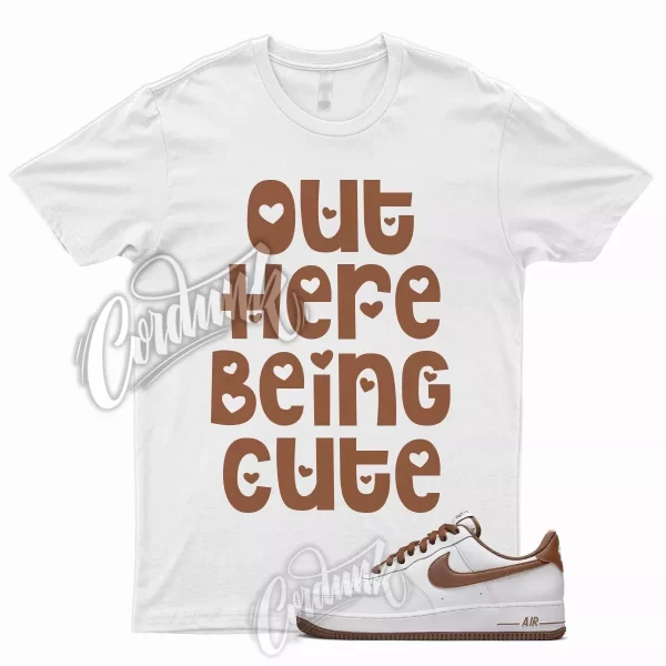 CUTE T Shirt for N Air Force 1 Low Pecan Brown Wheat Mocha Caramel Mid High Jezsport.com