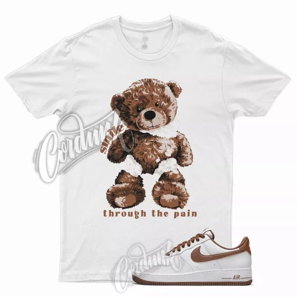 SMILE T Shirt for N Air Force 1 Low Pecan Brown Wheat Mocha Caramel Mid High Jezsport.com