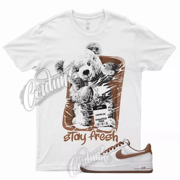 STAY T Shirt for N Air Force 1 Low Pecan Brown Wheat Mocha Caramel Mid High Jezsport.com