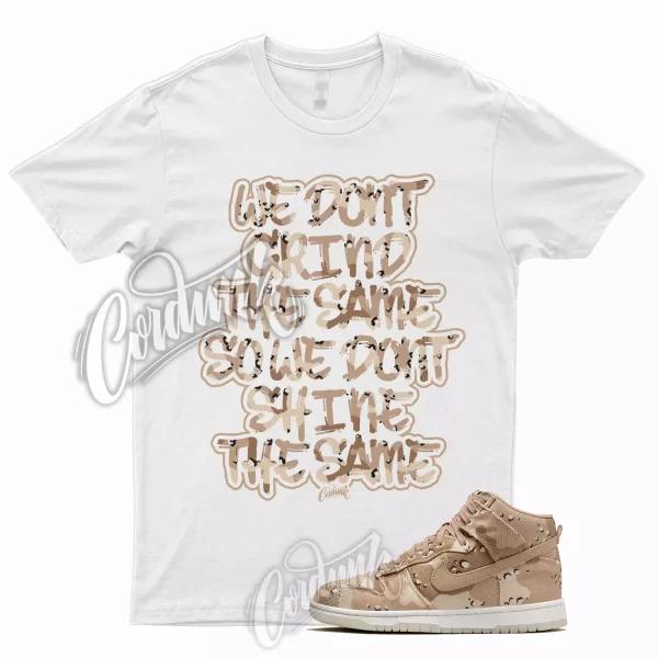 GRIND T Shirt for Dunk High Desert Camo Hemp Sail Velvet Brown Light Pink 1 Jezsport.com