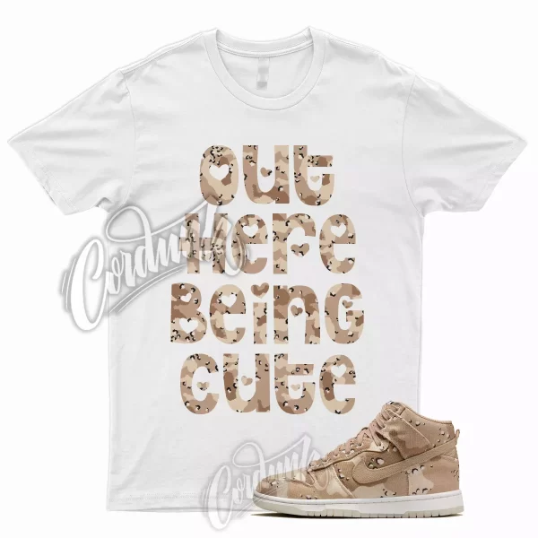 CUTE T Shirt for Dunk High Desert Camo Hemp Sail Velvet Brown Light Pink 1 Jezsport.com