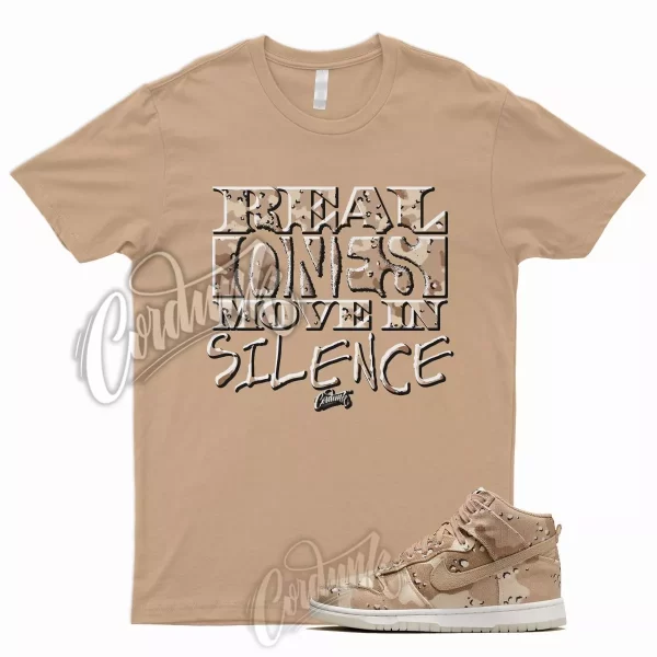 Tan R1 T Shirt for N Dunk High Desert Camo Hemp Sail Velvet Brown Pink 1 Jezsport.com