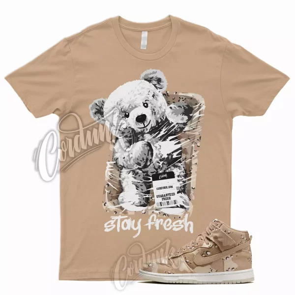 Tan STAY T Shirt for Dunk High Desert Camo Hemp Sail Velvet Brown Pink 1 Jezsport.com