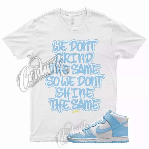 GRIND T Shirt for N Dunk High Blue Chill Amarillo Yellow University Low 1 UNC Jezsport.com