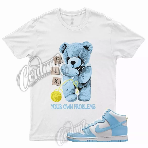 FIX T Shirt for N Dunk High Blue Chill Amarillo Yellow University Low 1 UNC Jezsport.com