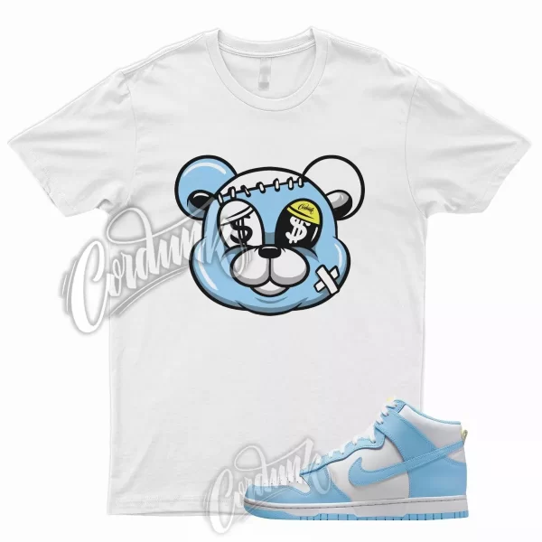 STITCH Shirt for N Dunk High Blue Chill Amarillo Yellow University Low 1 UNC Jezsport.com