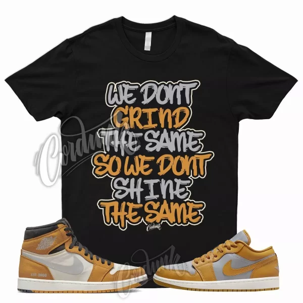 Black GRIND T Shirt for J1 1 Low High Light Curry Grey Element Gore Jezsport.com