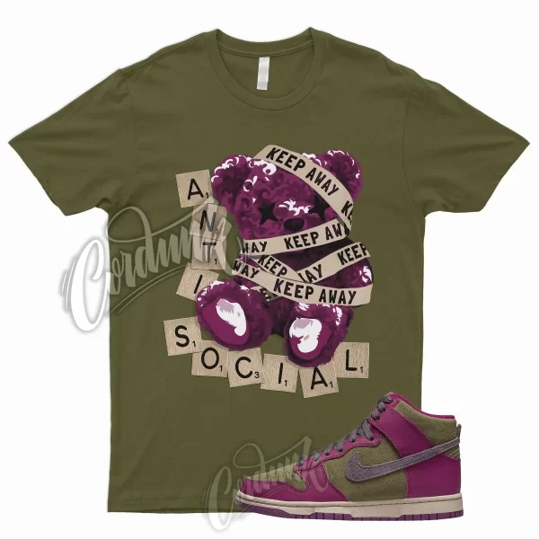 ANTI T Shirt for N Dunk High Dynamic Berry Grand Purple Pilgrim Olive Tan 1 Jezsport.com