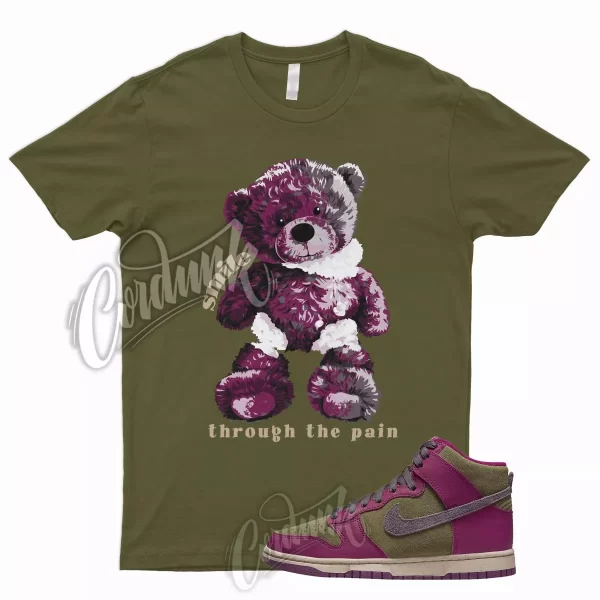 SMILE T Shirt for N Dunk High Dynamic Berry Grand Purple Pilgrim Olive Tan 1 Jezsport.com