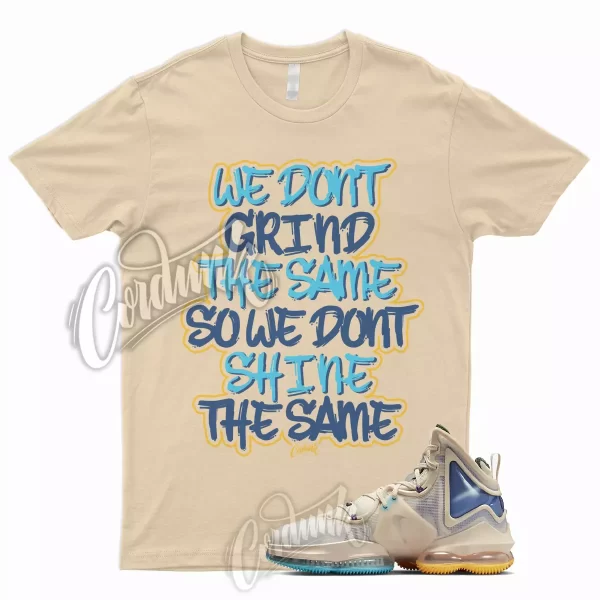 GRIND T Shirt for Lebron 19 Pearl Game Royal Emerald University Gold Minneapolis Jezsport.com