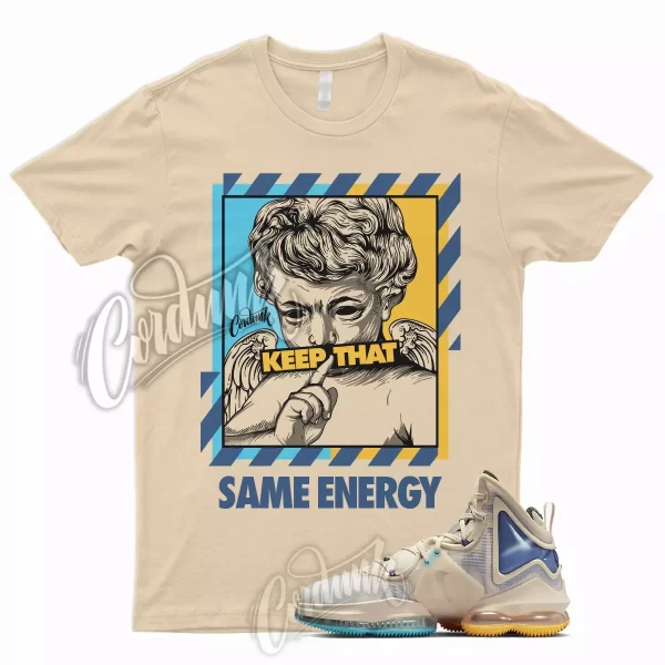 ENERGY Shirt for Lebron 19 Pearl Game Royal Emerald University Gold Minneapolis Jezsport.com