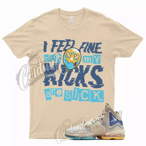 SICK T Shirt for Lebron 19 Pearl Game Royal Emerald University Gold Minneapolis Jezsport.com