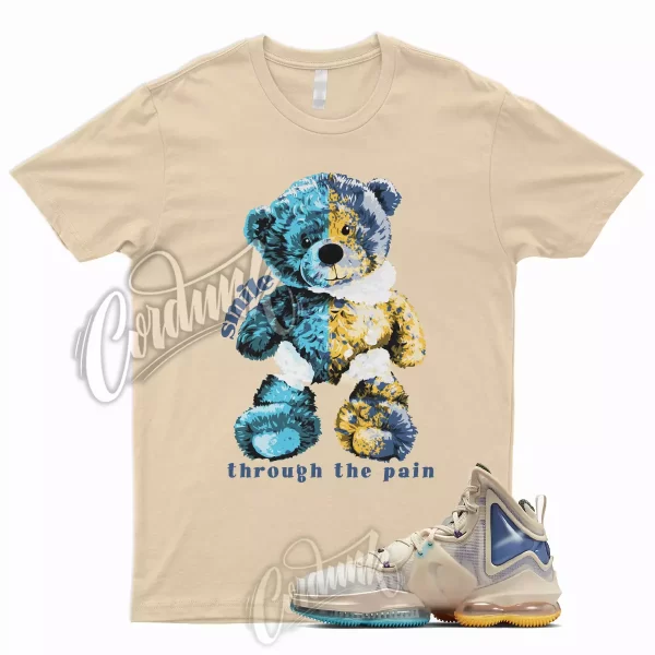 SMILE T Shirt for Lebron 19 Pearl Game Royal Emerald University Gold Minneapolis Jezsport.com