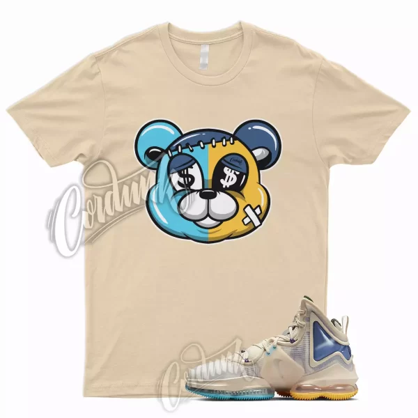 STITCH Shirt for Lebron 19 Pearl Game Royal Emerald University Gold Minneapolis Jezsport.com