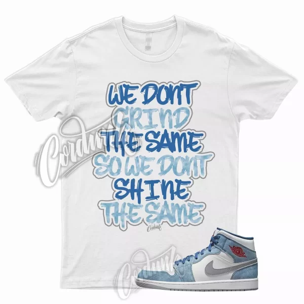 GRIND T Shirt for J1 1 Mid Dusty Blue Suede Hyper Royal University Low High Jezsport.com