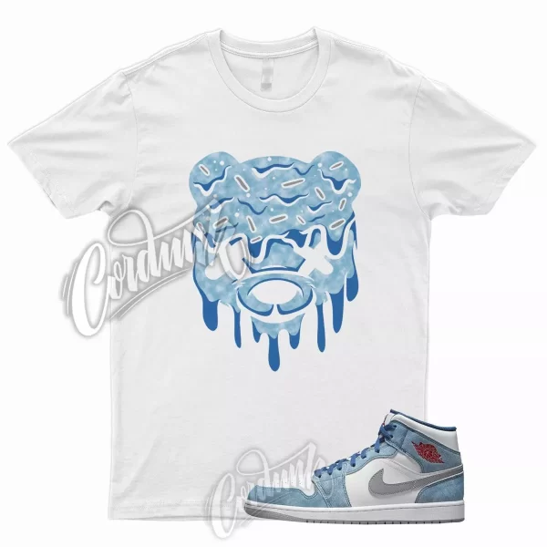 DRIPPY T Shirt for J1 1 Mid Dusty Blue Suede Hyper Royal University Low High Jezsport.com