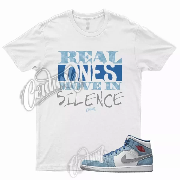 R1 T Shirt for J1 1 Mid Dusty Blue Suede Hyper Royal University Low High UNC Jezsport.com