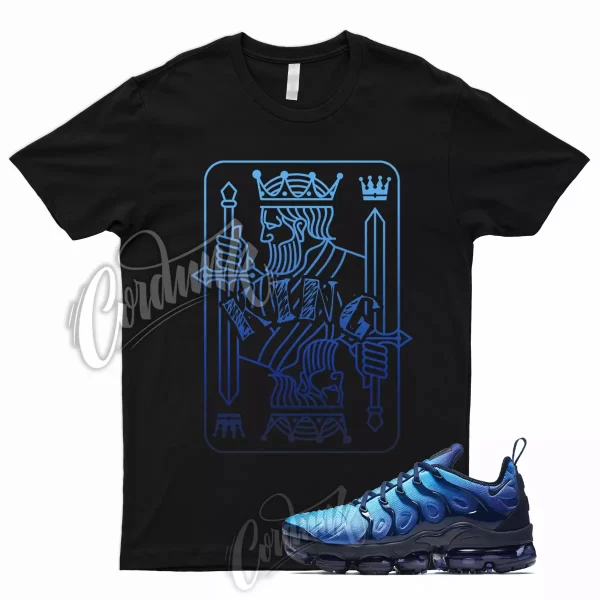 KING T Shirt for Air VaporMax Plus Obsidian Photo Blue University Navy UNC Jezsport.com