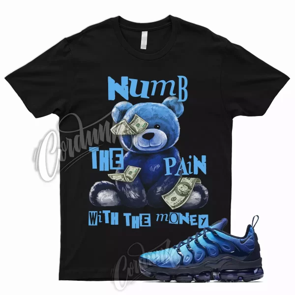 NUMB T Shirt for Air VaporMax Plus Obsidian Photo Blue University Navy UNC Jezsport.com