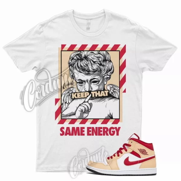 ENERGY T Shirt for J1 1 Mid Light Curry Cardinal Red Onyx Beige Cream High Jezsport.com