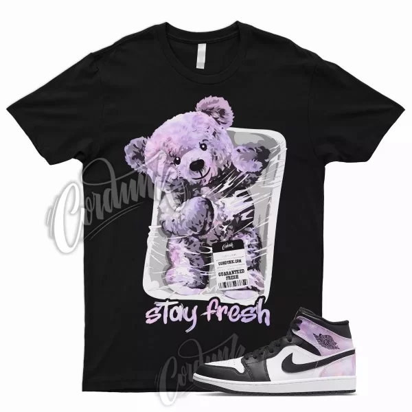 STAY T Shirt for J1 1 Tie Dye Zen Master Amethyst Wave Bleached Coral 4 Tye Jezsport.com