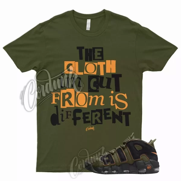 CUT T Shirt for N Air More Uptempo Cargo Khaki Pecan Olive Orange VaporMax 1 Jezsport.com