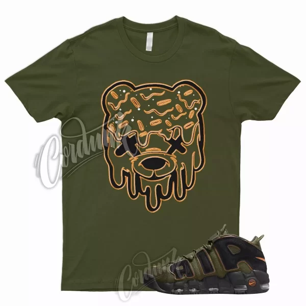 DRIP T Shirt for N Air More Uptempo Cargo Khaki Pecan Olive Orange VaporMax 1 Jezsport.com