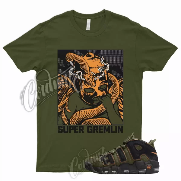 SG T Shirt for Air More Uptempo Cargo Khaki Pecan Olive Orange VaporMax 1 Jezsport.com