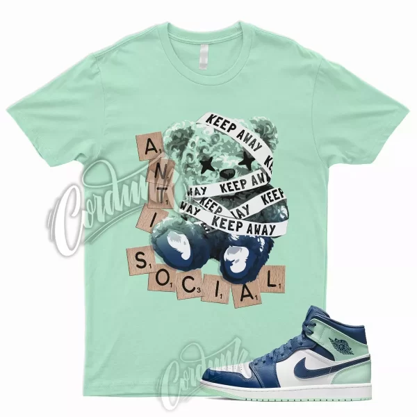 Mint ANTI Shirt for J1 1 Mystic Blue Foam Green 6 Tropical Twist Low 5 Glow Jezsport.com