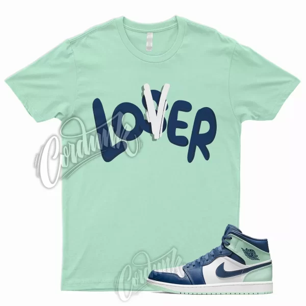 Mint LO T Shirt for J1 1 Mystic Blue Foam Green 6 Tropical Twist Low 5 Glow Jezsport.com