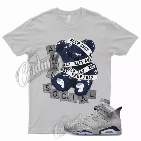 ANTI T Shirt for J1 6 Georgetown 3 Midnight Navy Magnet Low Mid High 1 Grey Jezsport.com