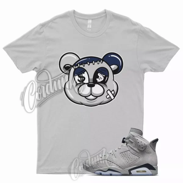 STITCH Shirt for J1 6 Georgetown 3 Midnight Navy Magnet Low Mid High 1 Grey Jezsport.com