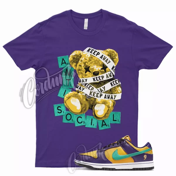 ANTI T Shirt for Dunk Low LL Court Purple University Gold Emerald Yellow 1 Jezsport.com